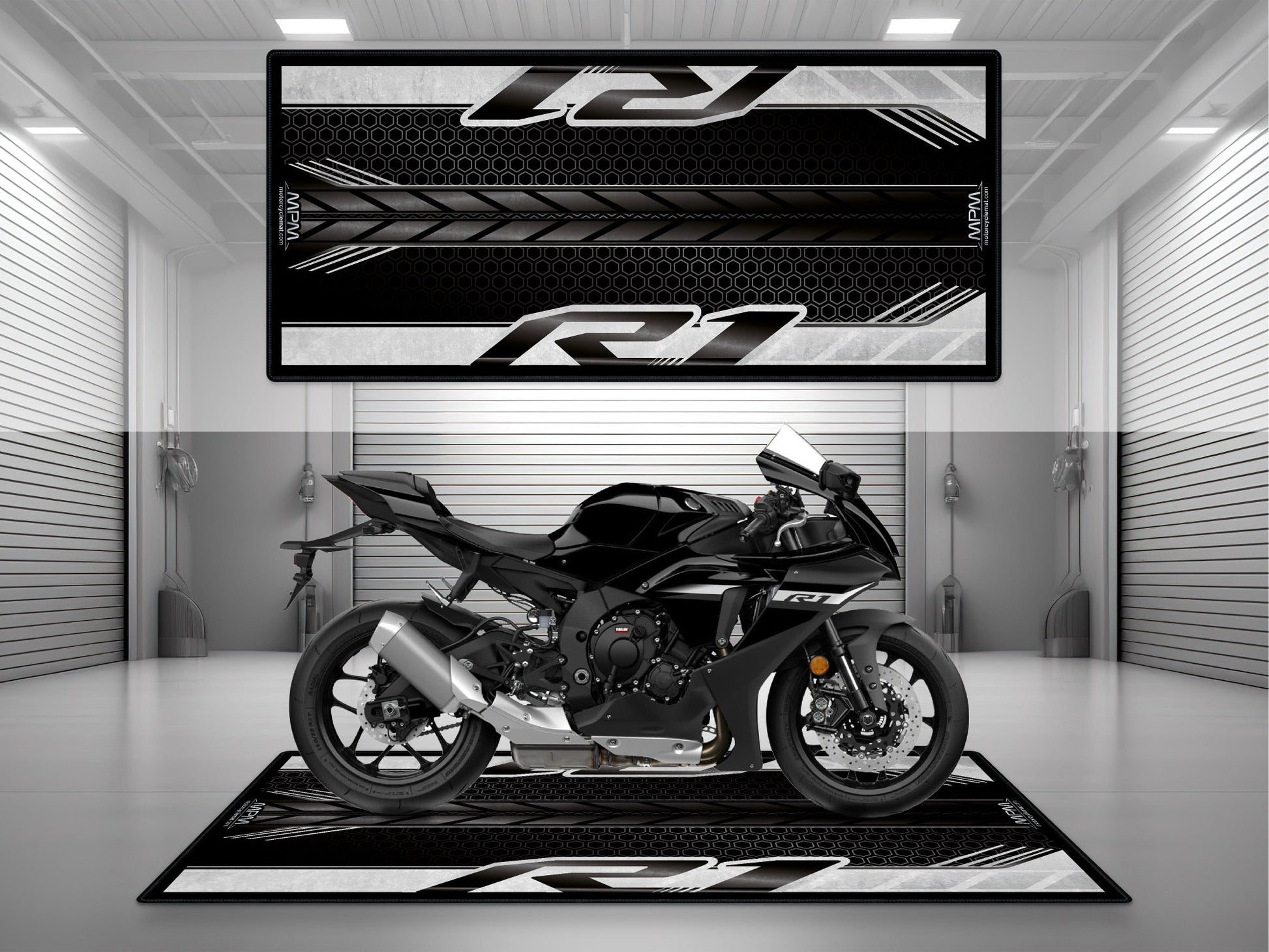 MPM Motorcycle Mat for Yamaha R1 - U1403 - Howling Moto