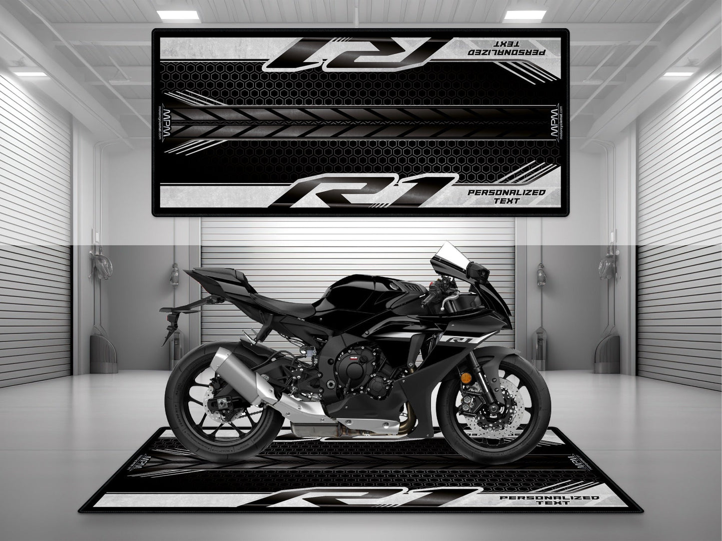 MPM Motorcycle Mat for Yamaha R1 - U1403 - Howling Moto