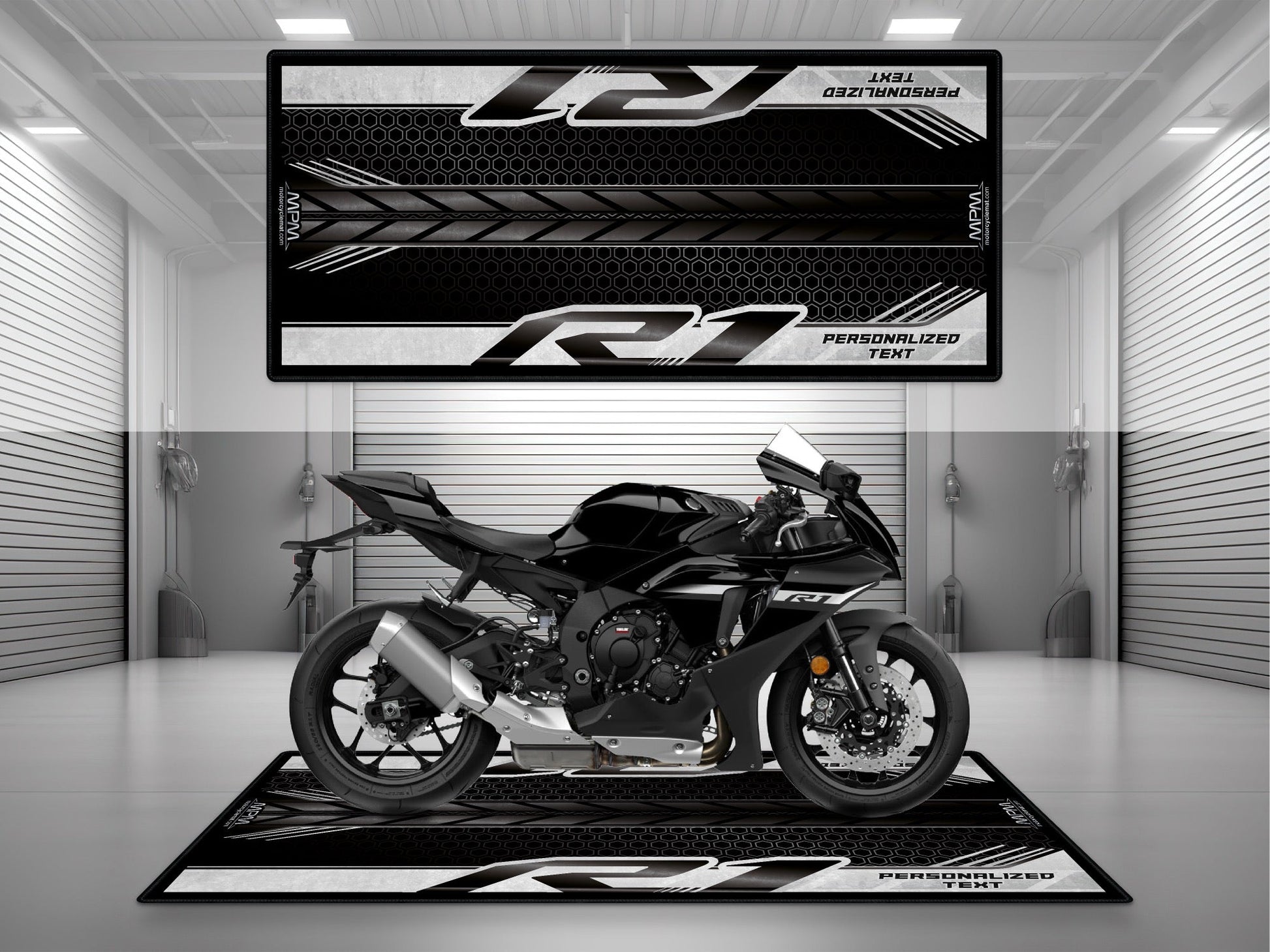 MPM Motorcycle Mat for Yamaha R1 - U1403 - Howling Moto