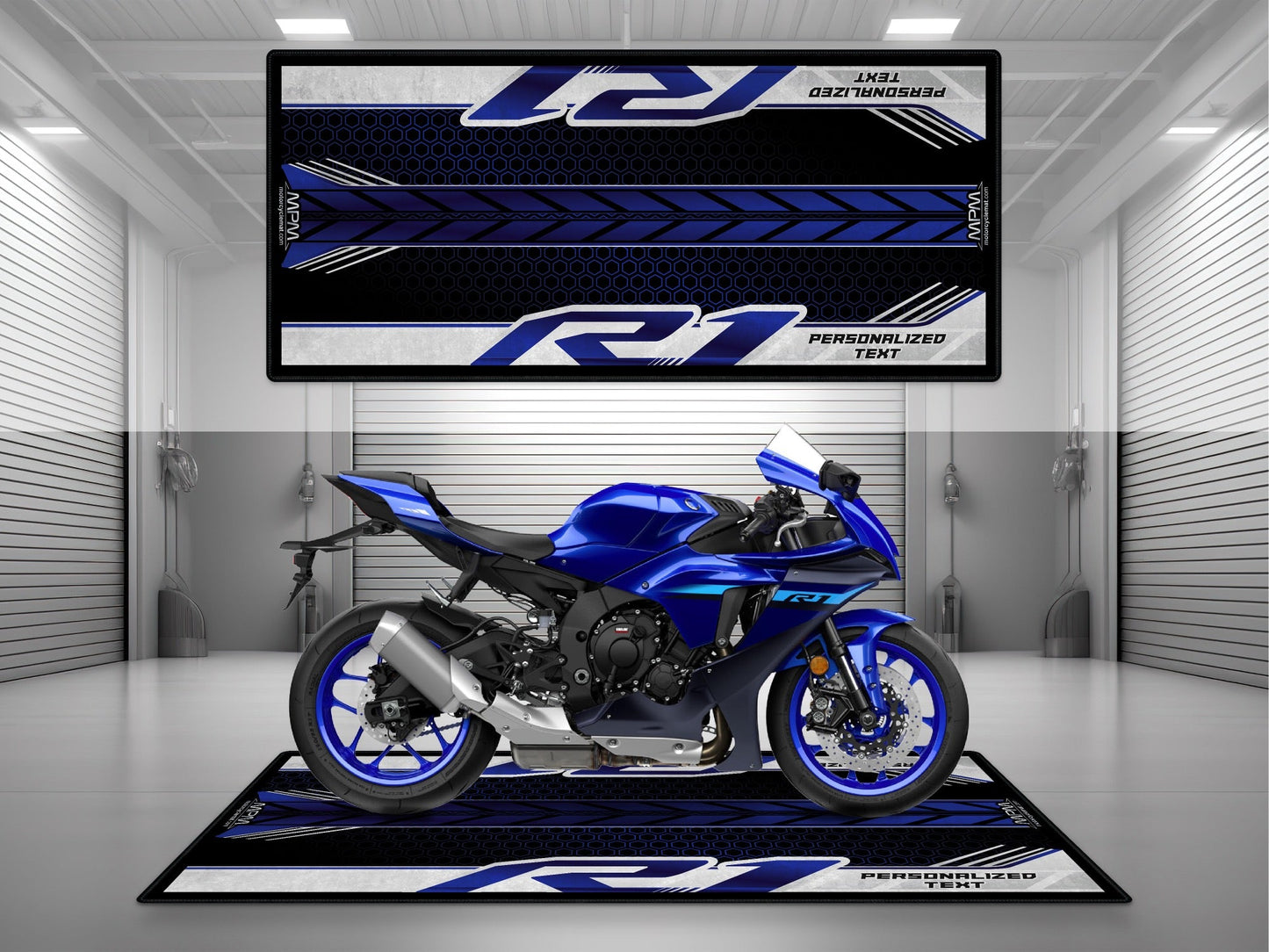 MPM Motorcycle Mat for Yamaha R1 - U1403 - Howling Moto