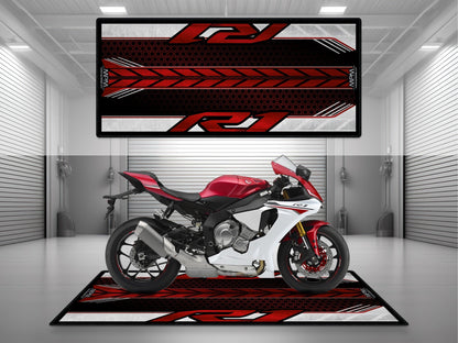 MPM Motorcycle Mat for Yamaha R1 - U1403 - Howling Moto