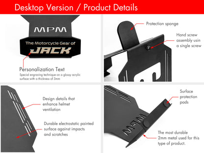 Stylish and Practical Motorcycle Helmet Holders | Organize Your Gear with Ease - Howling Moto