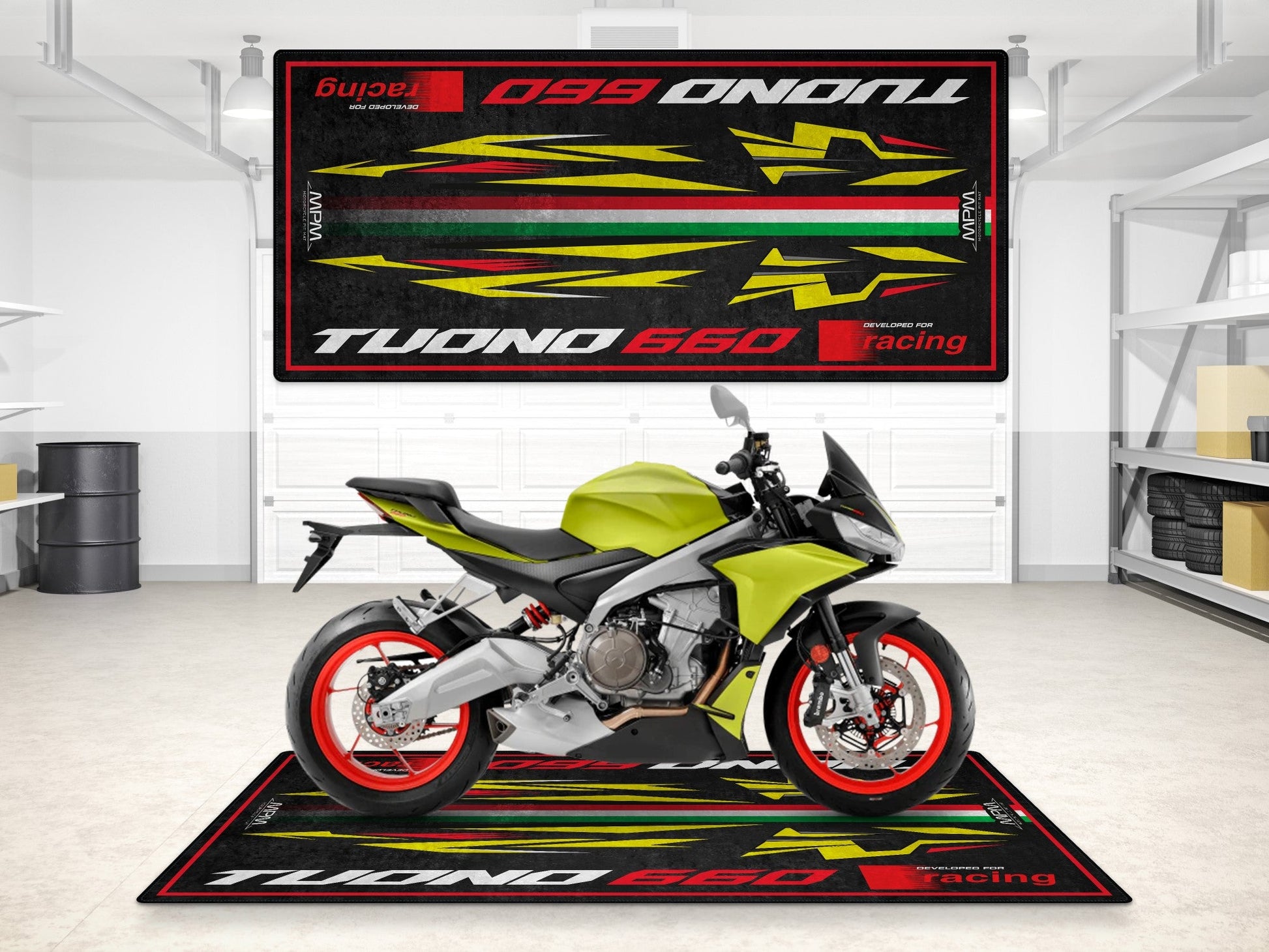 MPM Motorcycle Mat for Aprilia Tuono 660 - MM7277 - Howling Moto