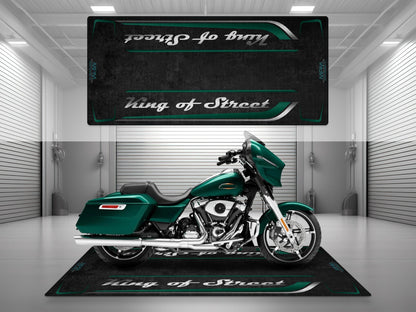 MPM Motorcycle Mat for Cruiser Motorcycle "King of Street" - MM7343 - Howling Moto