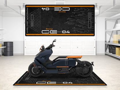 Designed Pit Mat for BMW CE04 Motorcycle - MM7298 - Howling Moto