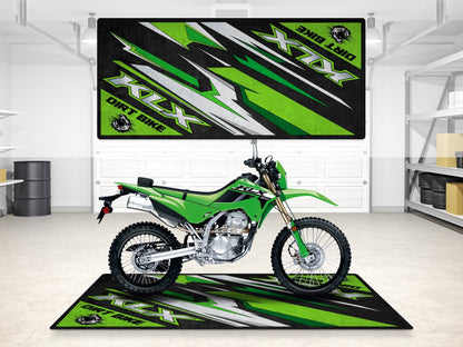 Designed Pit Mat for Kawasaki KLX Motorcycle - MM7432 - Howling Moto