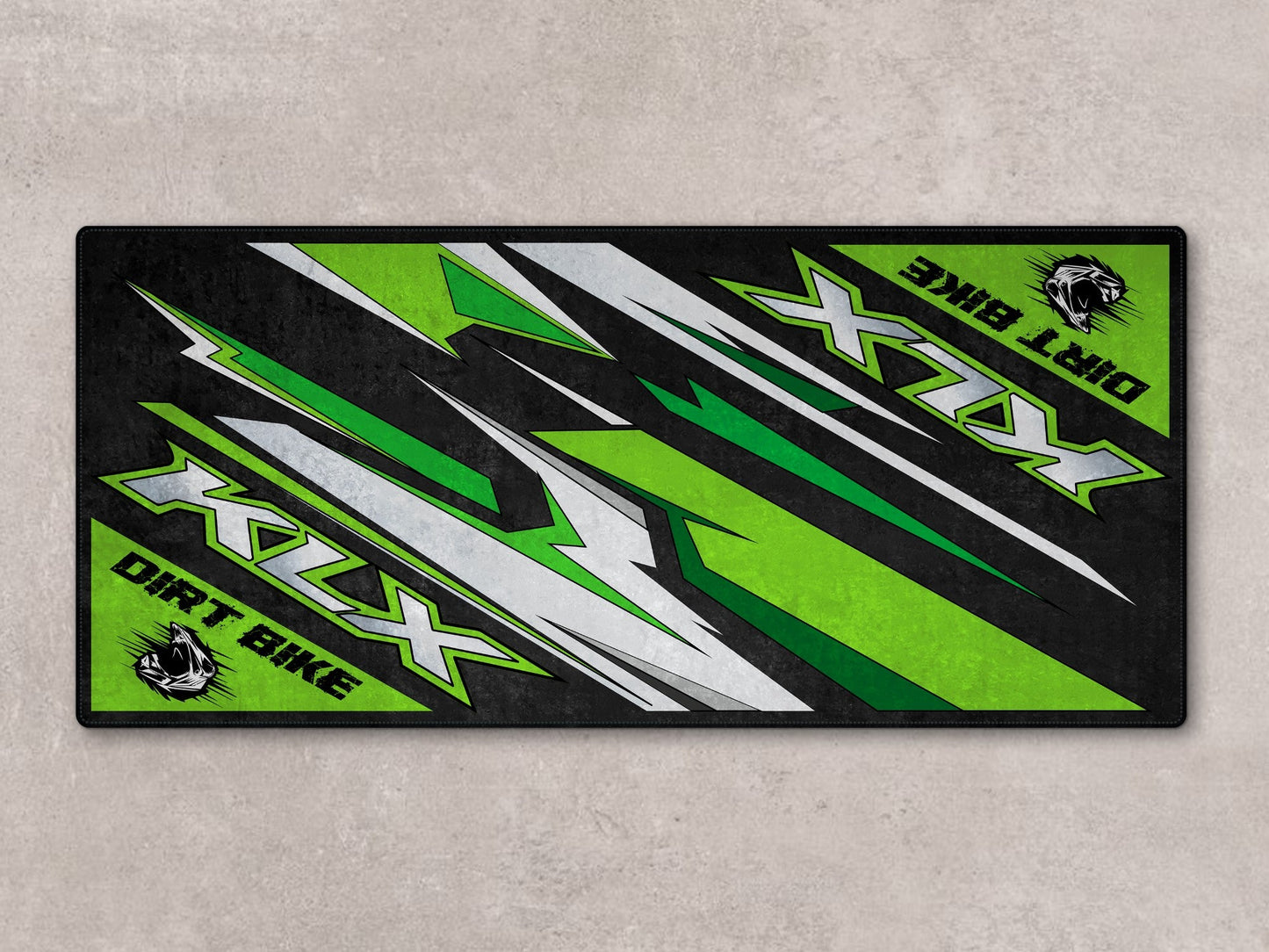 Designed Pit Mat for Kawasaki KLX Motorcycle - MM7432 - Howling Moto