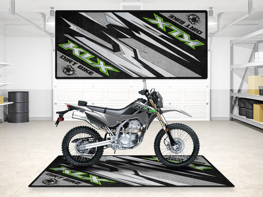 MPM Motorcycle Mat for Kawasaki KLX - MM7432 - Howling Moto