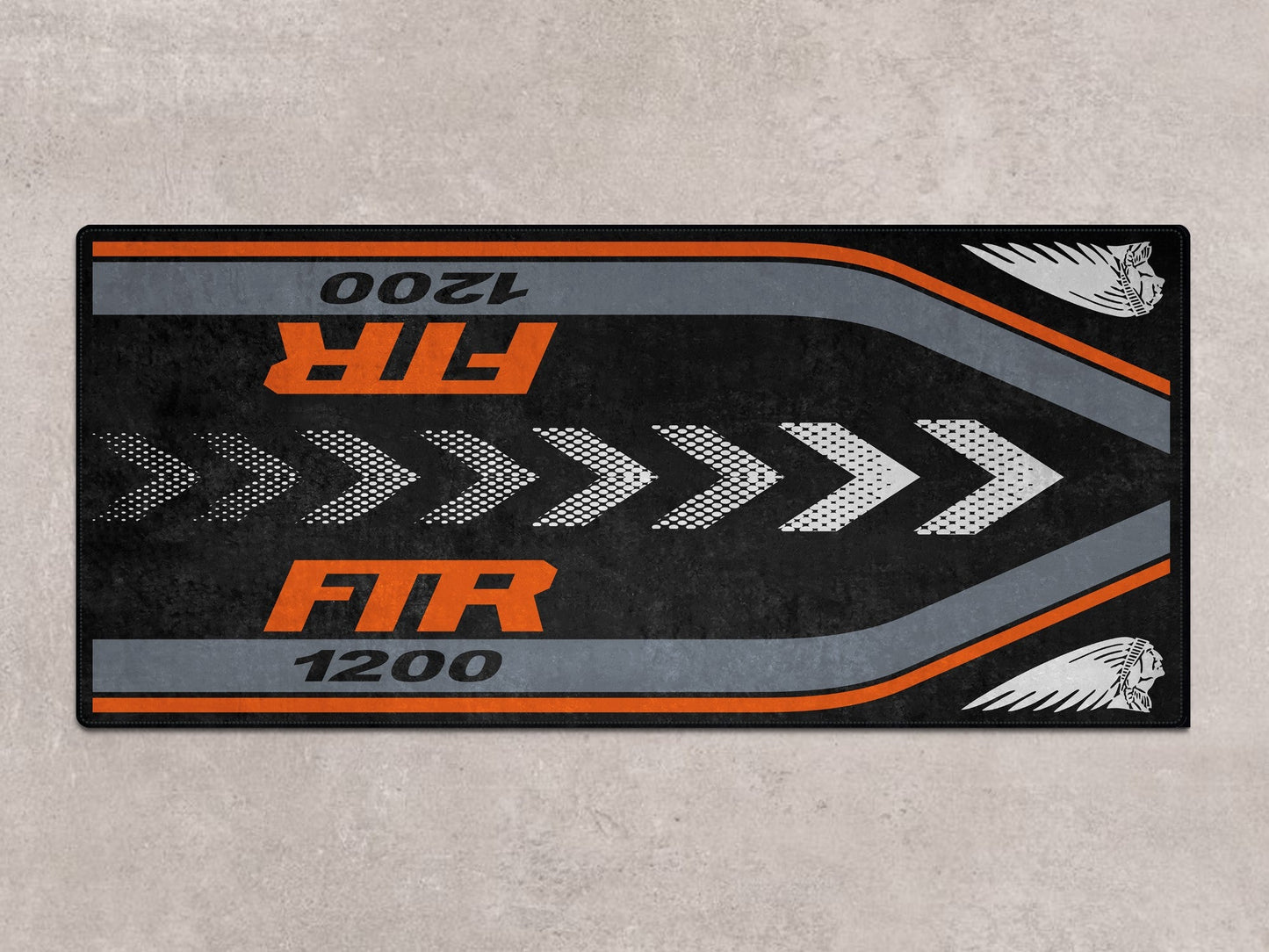 Designed Pit Mat for Indian FTR 1200 Motorcycle - MM7315 - Howling Moto