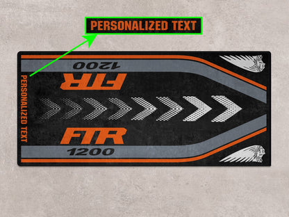Designed Pit Mat for Indian FTR 1200 Motorcycle - MM7315 - Howling Moto