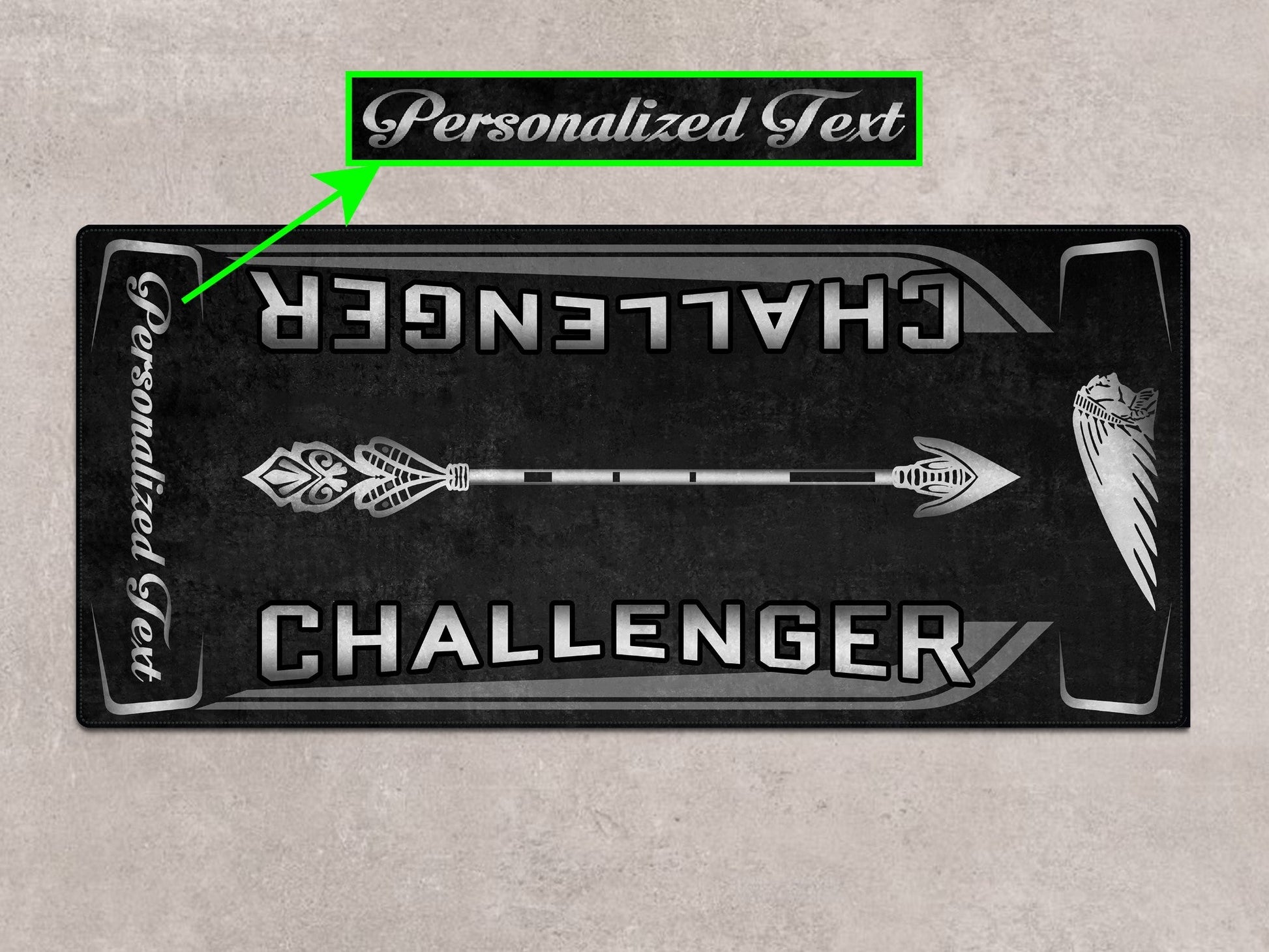 Designed Pit Mat for Indian Challenger Motorcycle - MM7331 - Howling Moto