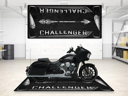 MPM Motorcycle Mat for Indian Challenger - MM7331 - Howling Moto