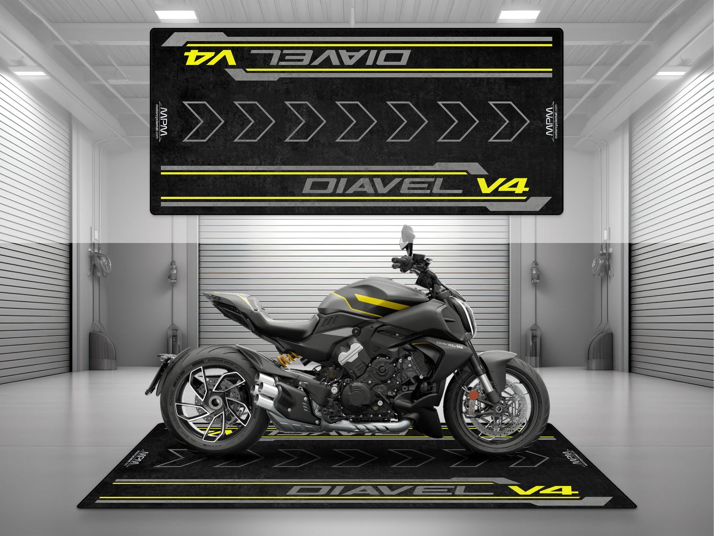 MPM Motorcycle Mat for Ducati Diavel V4 - MM7170 - Howling Moto