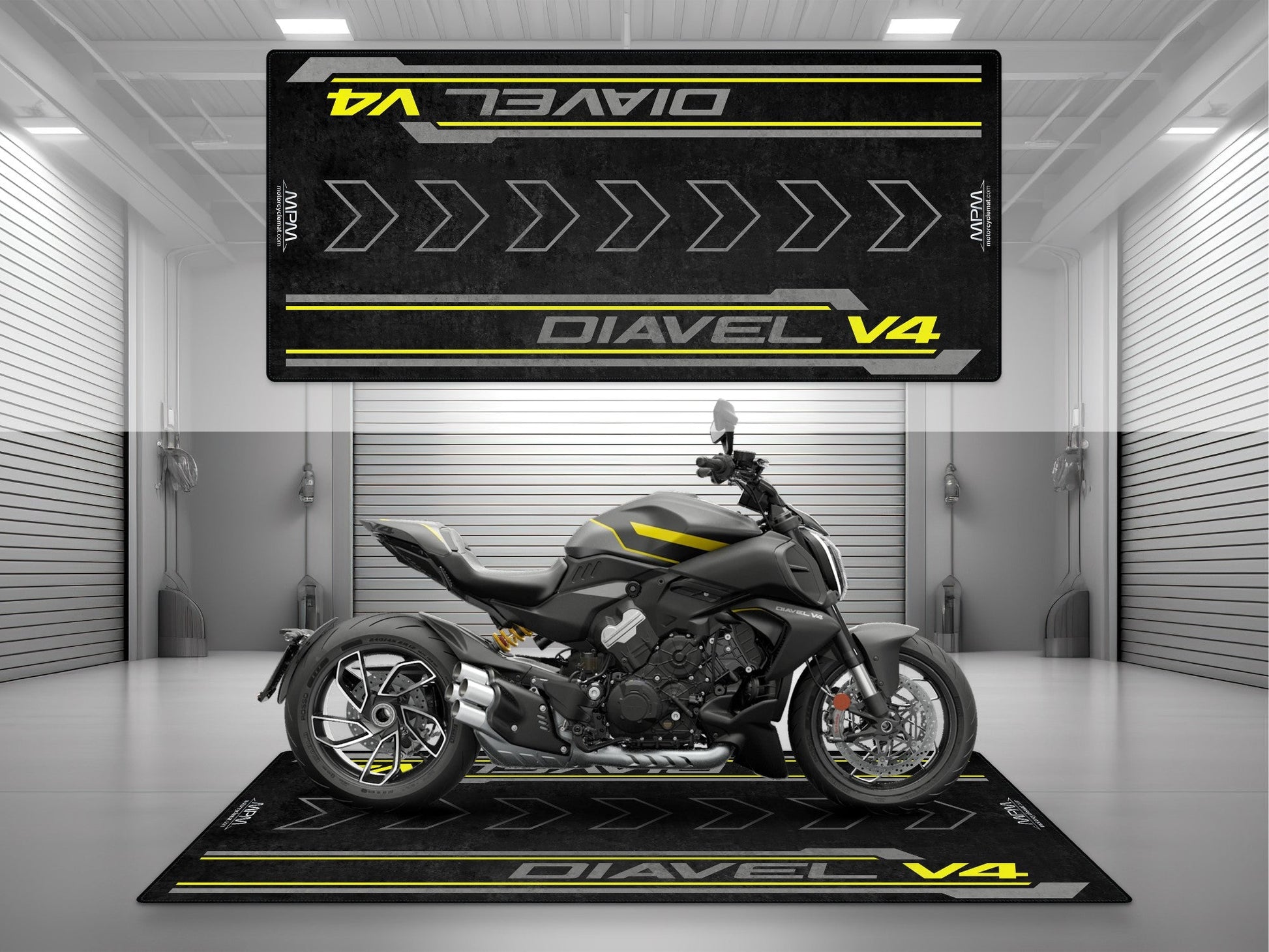 MPM Motorcycle Mat for Ducati Diavel V4 - MM7170 - Howling Moto