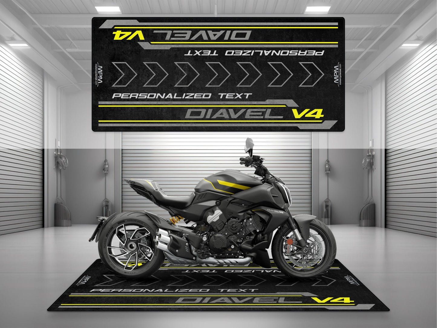 MPM Motorcycle Mat for Ducati Diavel V4 - MM7170 - Howling Moto