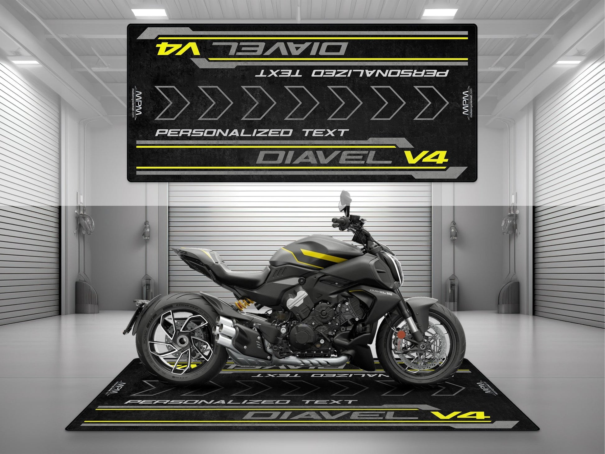 MPM Motorcycle Mat for Ducati Diavel V4 - MM7170 - Howling Moto