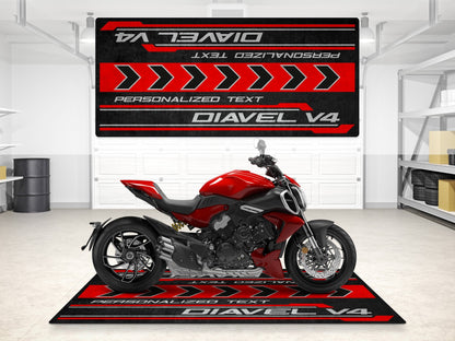 MPM Motorcycle Mat for Ducati Diavel V4 - MM7170 - Howling Moto