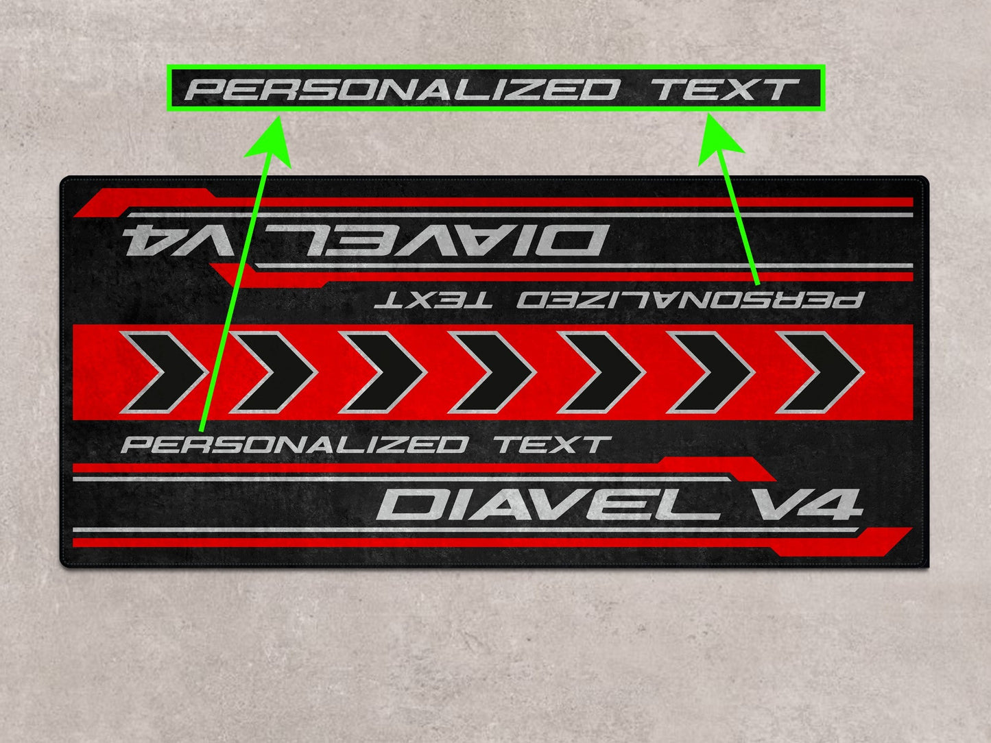 MPM Motorcycle Mat for Ducati Diavel V4 - MM7170 - Howling Moto