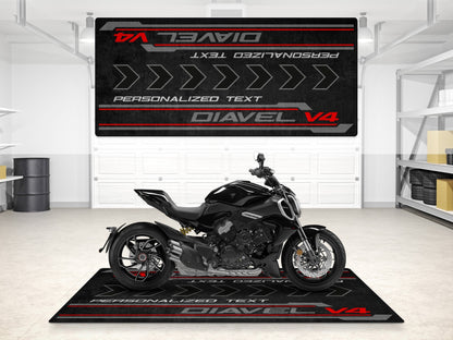 MPM Motorcycle Mat for Ducati Diavel V4 - MM7170 - Howling Moto