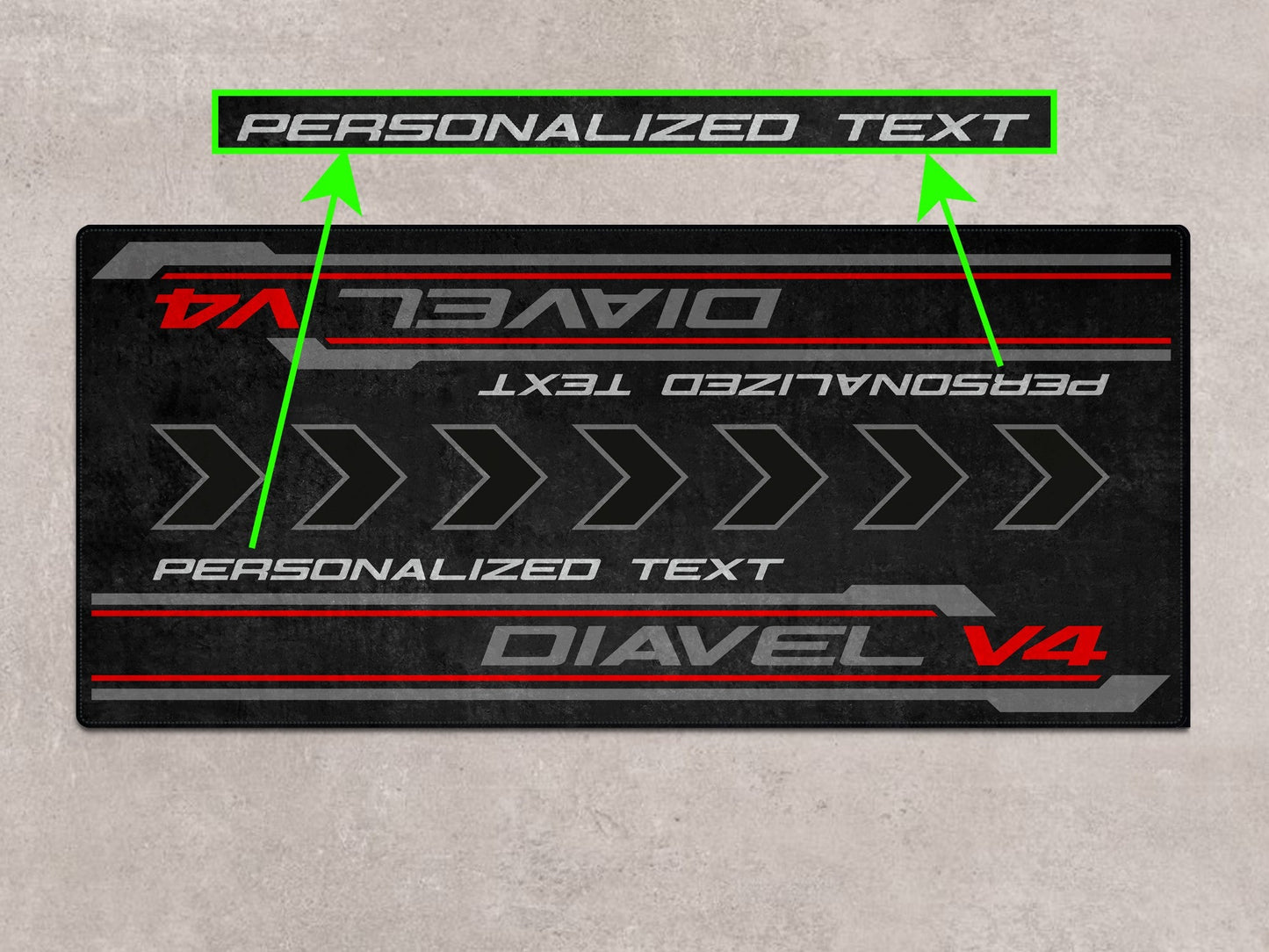 MPM Motorcycle Mat for Ducati Diavel V4 - MM7170 - Howling Moto
