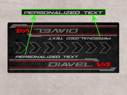 MPM Motorcycle Mat for Ducati Diavel V4 - MM7170 - Howling Moto