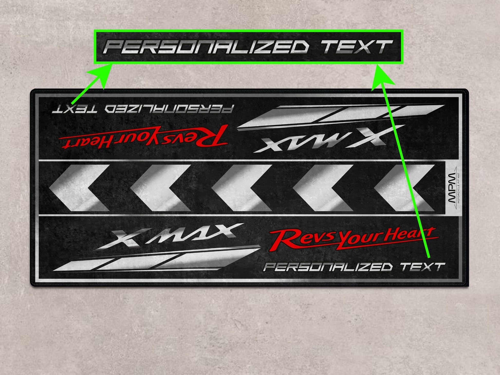 Designed Pit Mat for Yamaha Xmax Motorcycle - MM7124 - Howling Moto