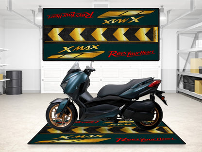 Designed Pit Mat for Yamaha Xmax Motorcycle - MM7124 - Howling Moto