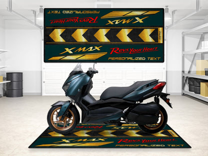 Designed Pit Mat for Yamaha Xmax Motorcycle - MM7124 - Howling Moto