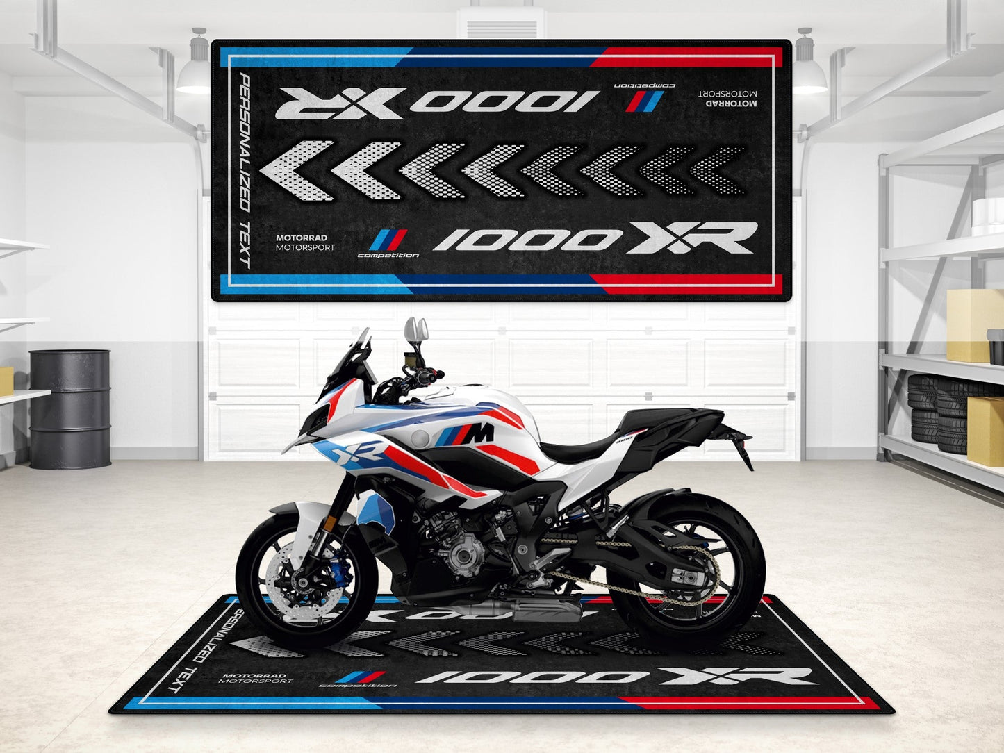 Designed Pit Mat for BMW M1000XR Motorcycle - MM7434 - Howling Moto