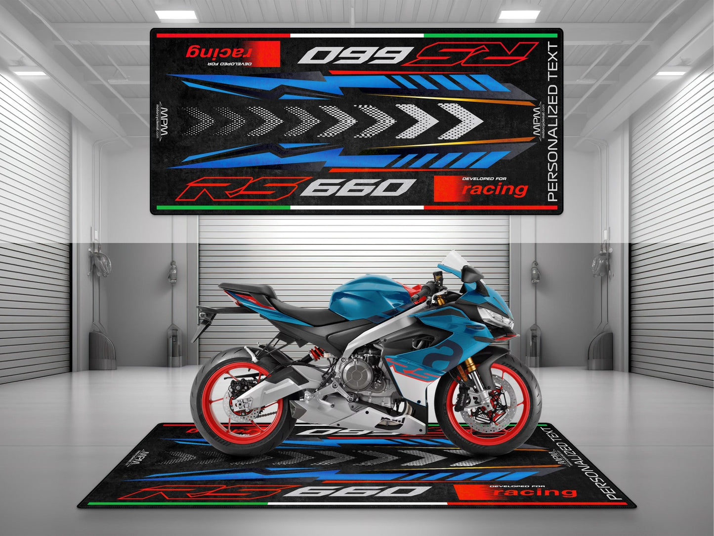 MPM Motorcycle Mat for Aprilia RS660 - MM7275 - Howling Moto