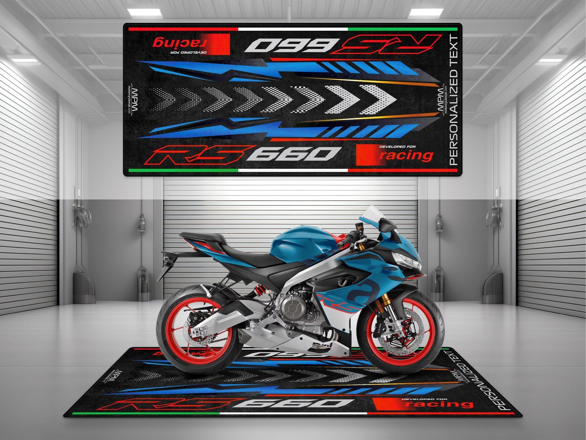 MPM Motorcycle Mat for Aprilia RS660 - MM7275 - Howling Moto