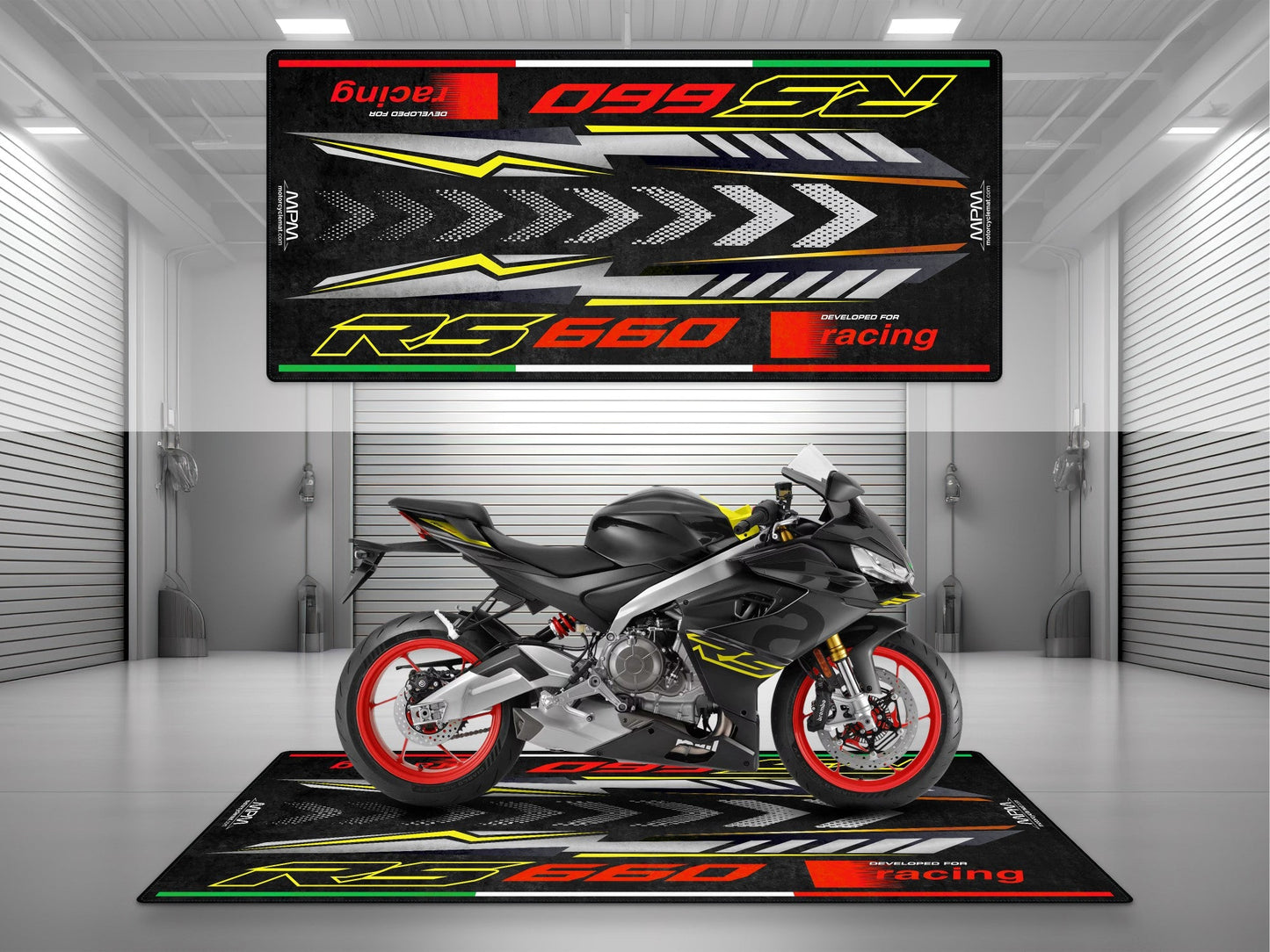 MPM Motorcycle Mat for Aprilia RS660 - MM7275 - Howling Moto