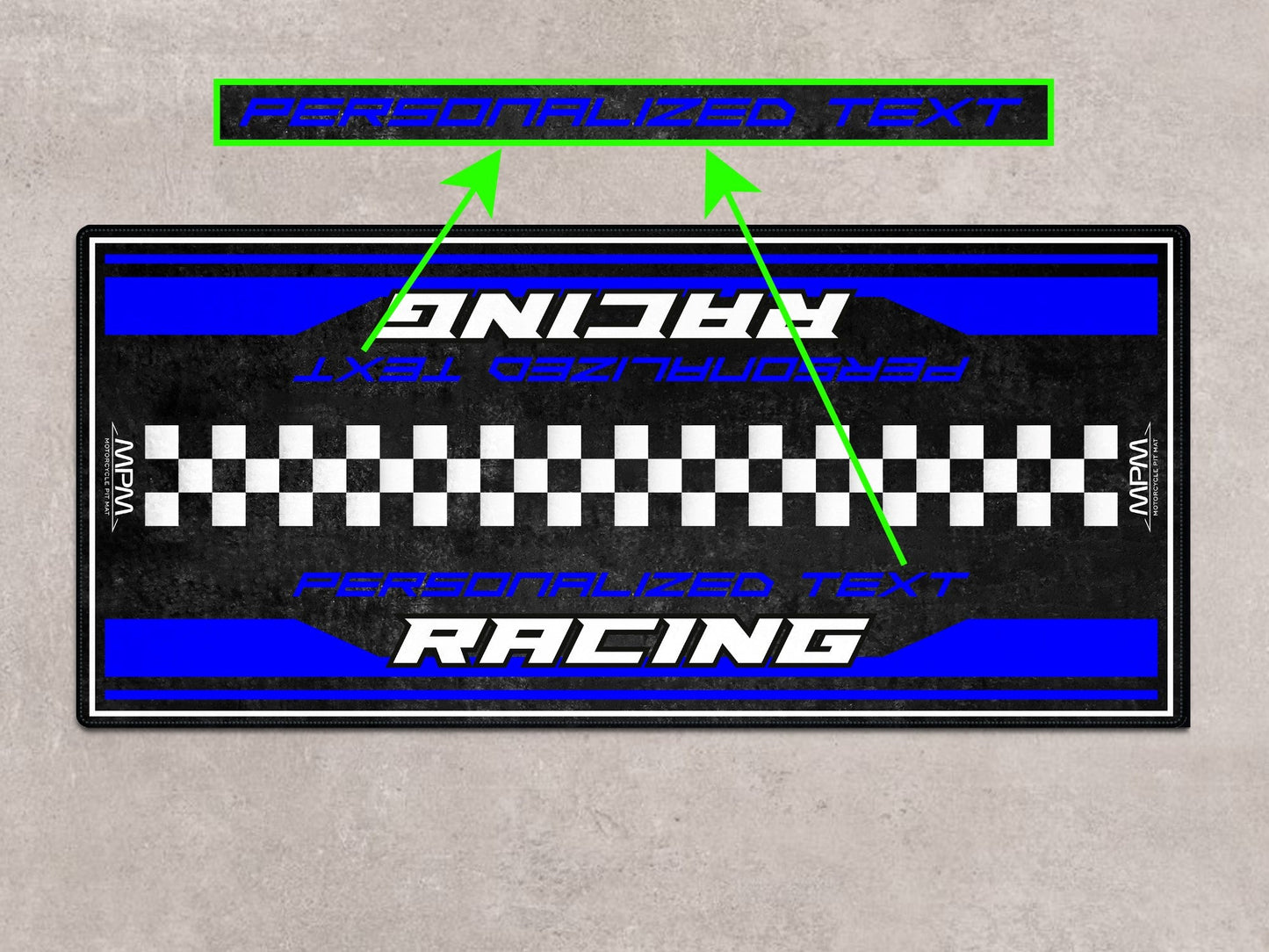 Designed Pit Mat for Suzuki Motorsport Motorcycle - MM7126 - Howling Moto