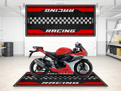 Designed Pit Mat for Suzuki Motorsport Motorcycle - MM7126 - Howling Moto