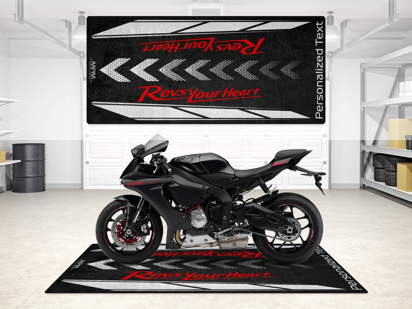 Designed Pit Mat for Yamaha Motorcycle - MM7108 - Howling Moto
