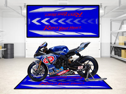 MPM Motorcycle Mat for Yamaha - MM7108 - Howling Moto