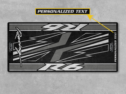 Designed Pit Mat for Yamaha R6 Motorcycle - MM7255 - Howling Moto