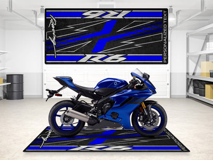 Designed Pit Mat for Yamaha R6 Motorcycle - MM7255 - Howling Moto