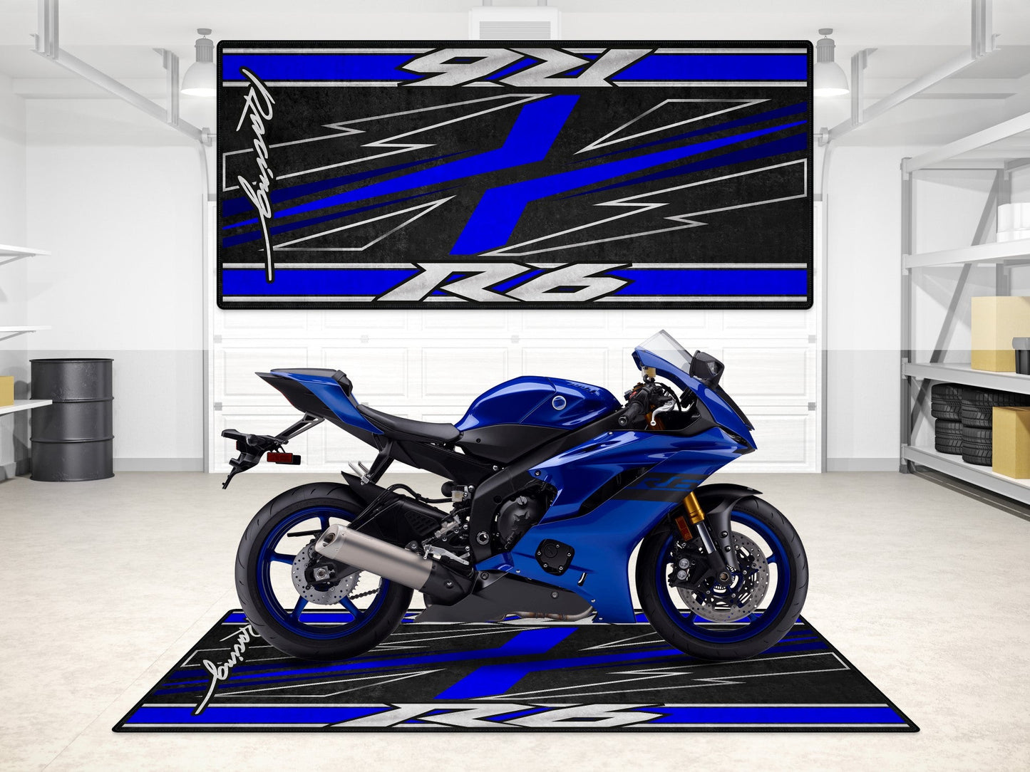 MPM Motorcycle Mat for Yamaha R6 - MM7255 - Howling Moto