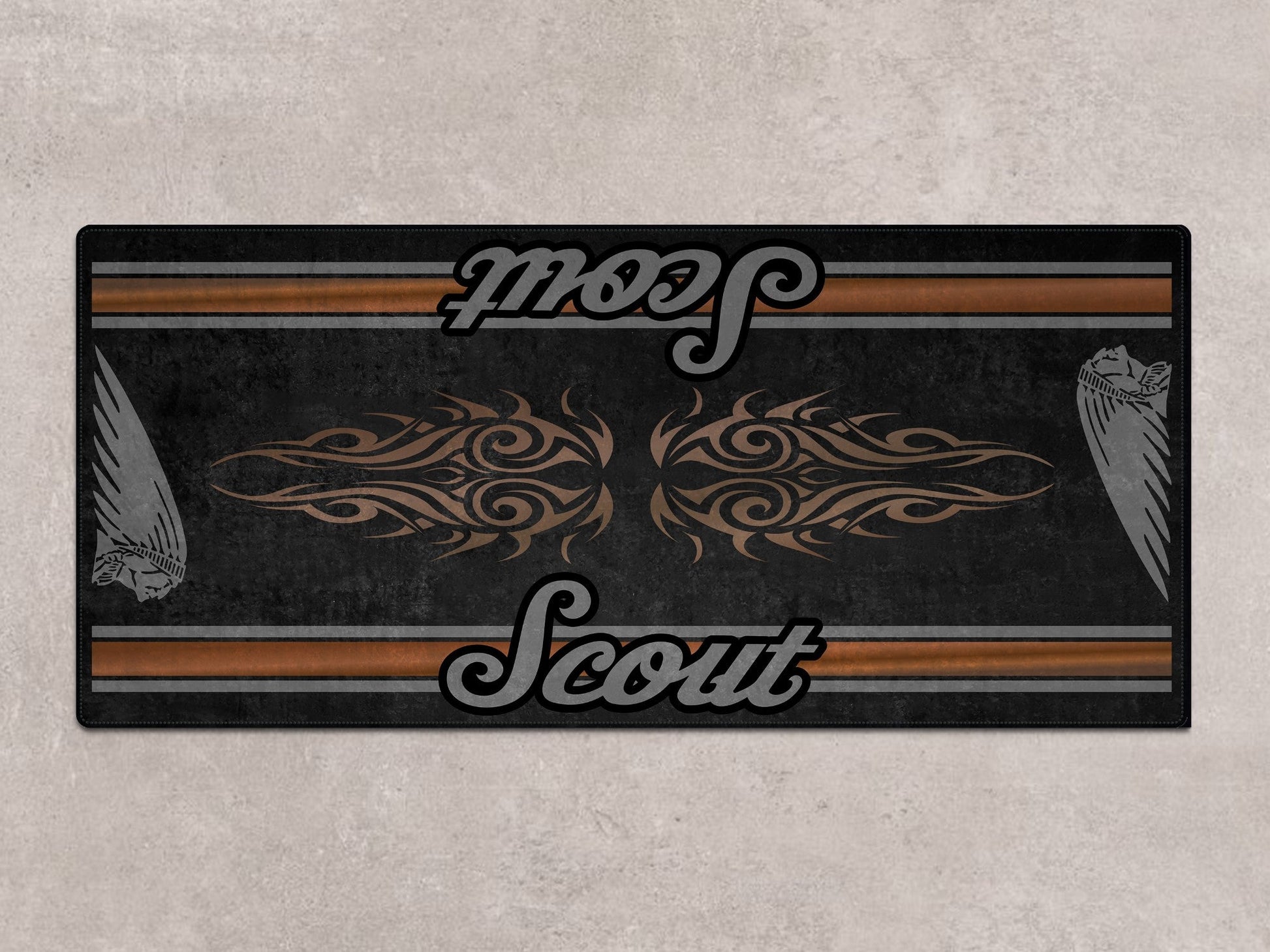Designed Pit Mat for Indian Scout Rogue Sixty Motorcycle - MM7324 - Howling Moto