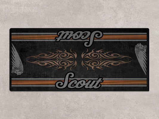 Designed Pit Mat for Indian Scout Rogue Sixty Motorcycle - MM7324 - Howling Moto