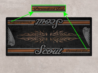 Designed Pit Mat for Indian Scout Rogue Sixty Motorcycle - MM7324 - Howling Moto