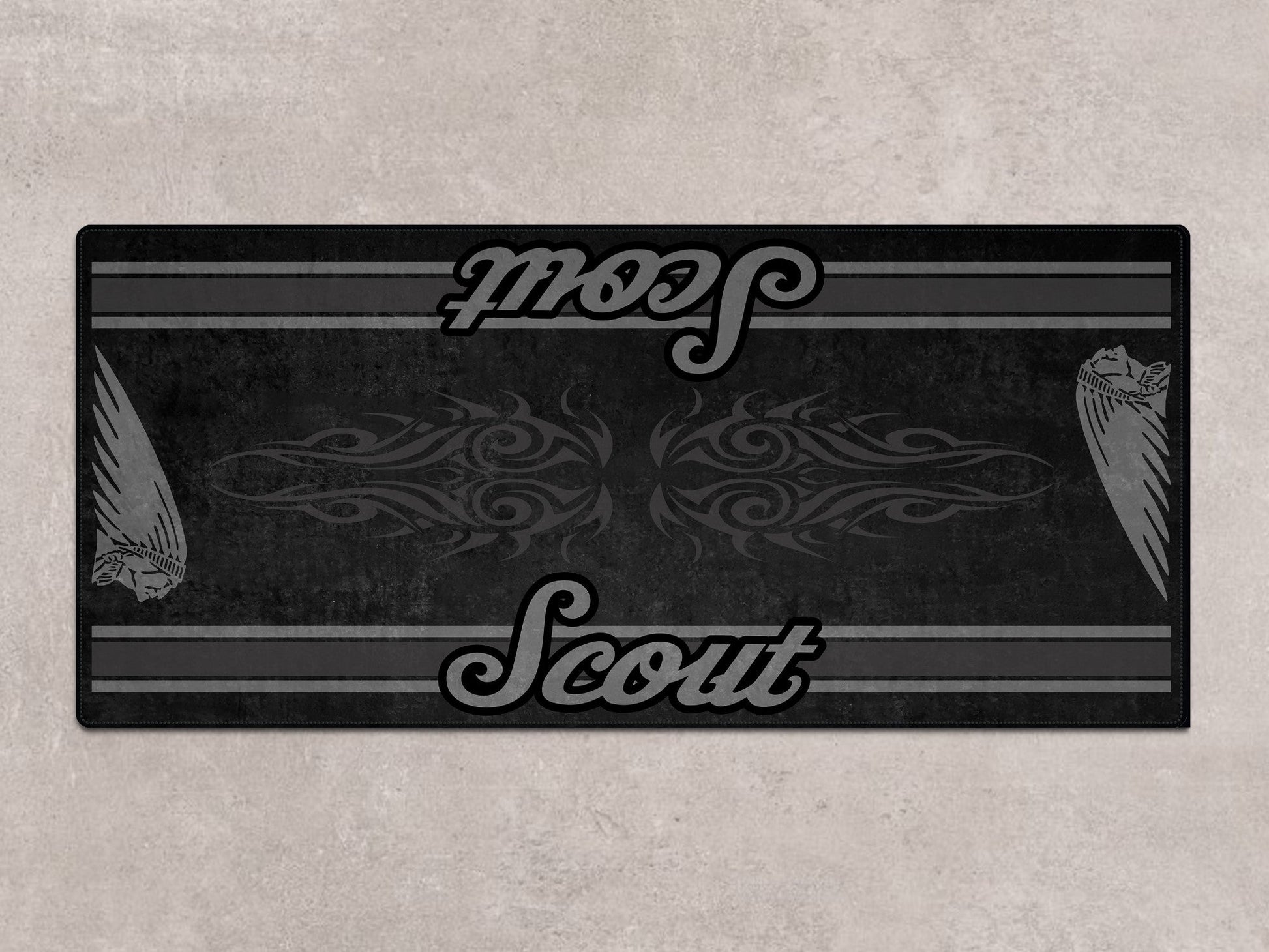 Designed Pit Mat for Indian Scout Rogue Sixty Motorcycle - MM7324 - Howling Moto