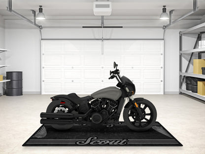 Designed Pit Mat for Indian Scout Rogue Sixty Motorcycle - MM7324 - Howling Moto