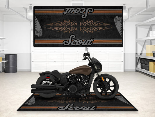 MPM Motorcycle Mat for Indian Scout Rogue Sixty - MM7324 - Howling Moto
