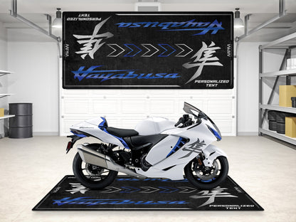 MPM Motorcycle Mat for Suzuki Hayabusa - MM7129 - Howling Moto