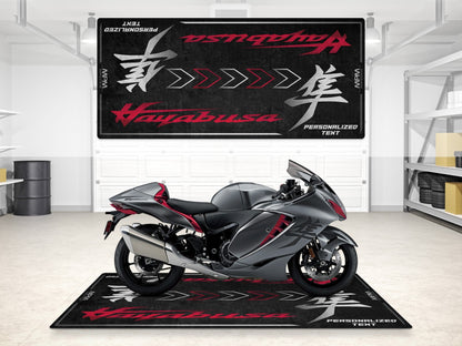 MPM Motorcycle Mat for Suzuki Hayabusa - MM7129 - Howling Moto