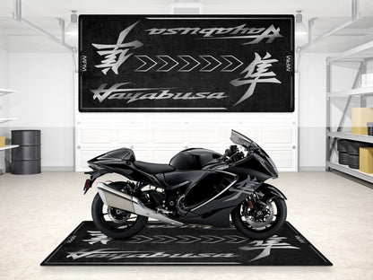 MPM Motorcycle Mat for Suzuki Hayabusa - MM7129 - Howling Moto