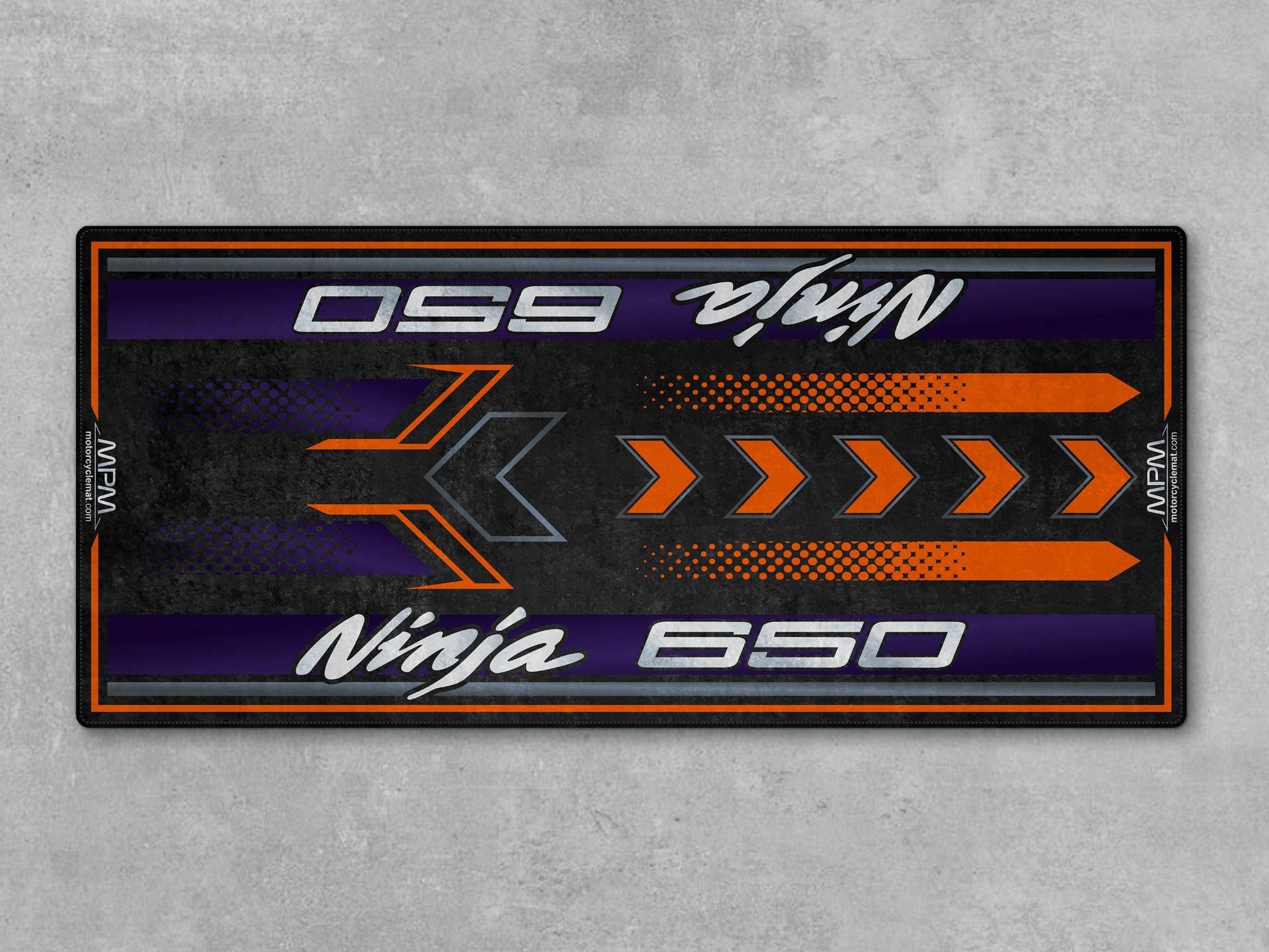 MPM Motorcycle Mat for Kawasaki Ninja 650 - MM7388 - Howling Moto