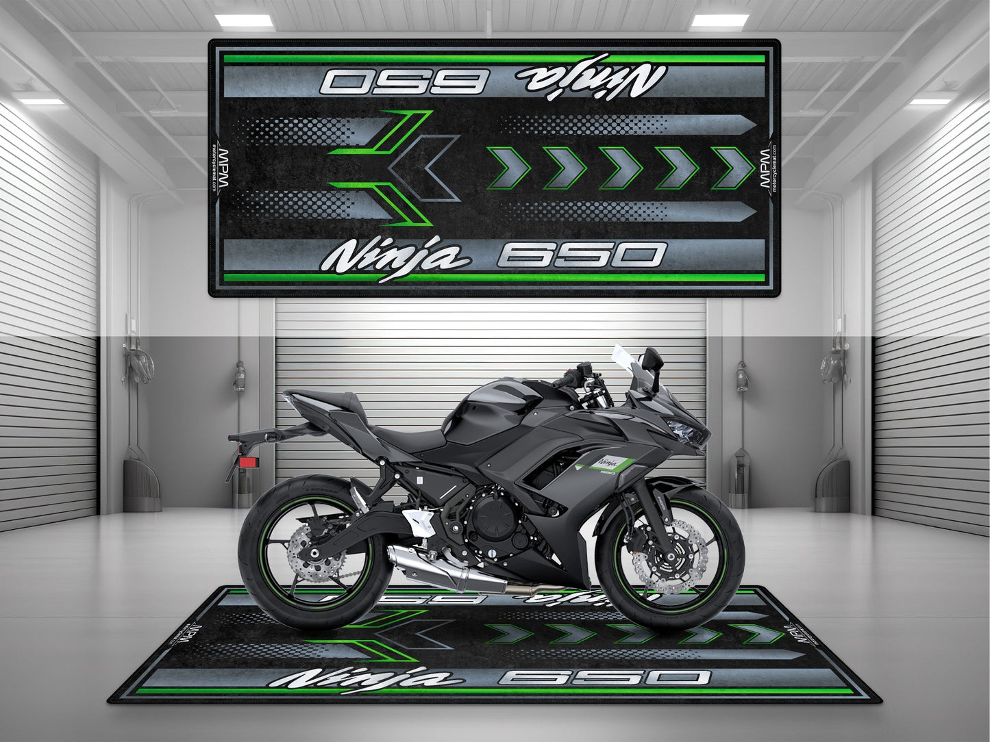 MPM Motorcycle Mat for Kawasaki Ninja 650 - MM7388 - Howling Moto
